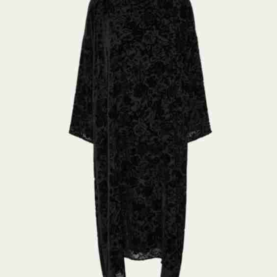 Wide A-Line Boat Neck Dress
