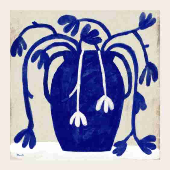 Marco Marella - Blue Vase Print