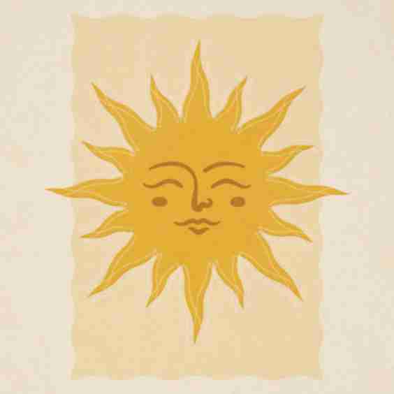 Warming Sun Print