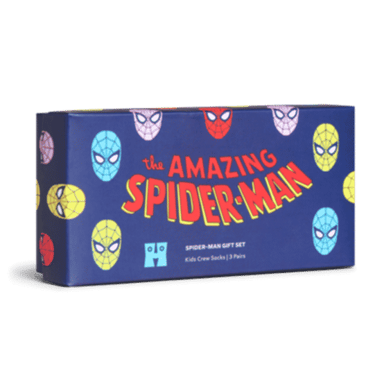 Kids Marvel Spider-Man 3-Pack Socks Gift Set