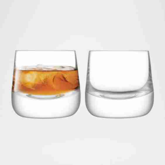 Bar Culture Whiskey Glasses, Set of 2