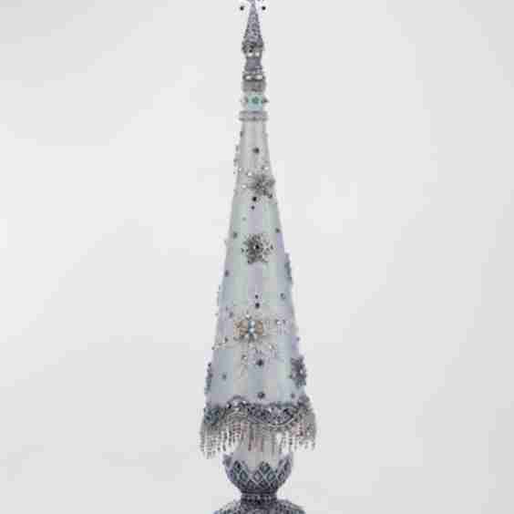 Crystal Christmas Tabletop Tree Decor
