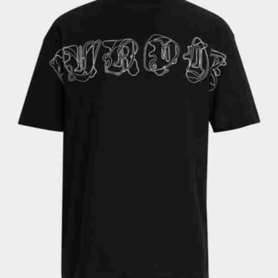 Mens Logo Print Cotton Jersey T Shirt