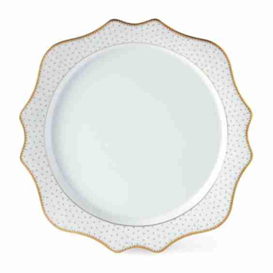 Simply Anna Antique Polka Charger Plate