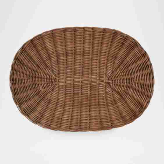 Tisbury Oval Honey Rattan Placemat