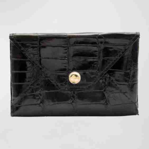 Men's Personalized Alligator Leather Card Case
