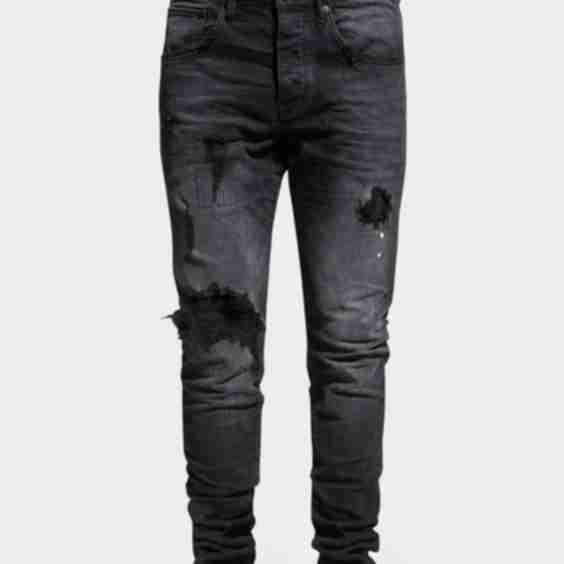 P002 Repair Slim Jeans