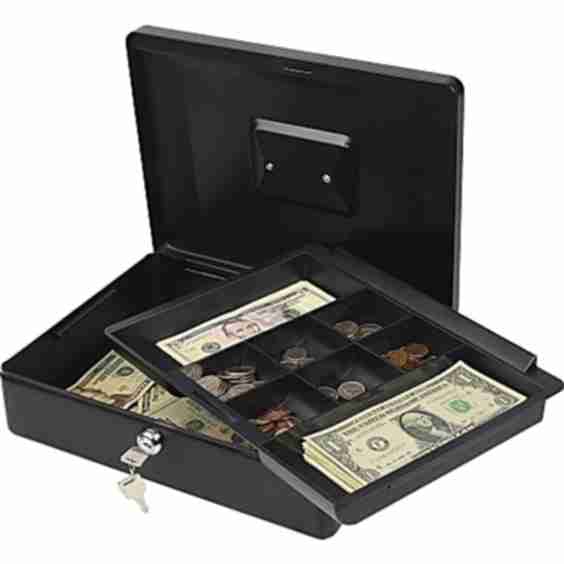 Bill Tray Steel Security Cash Box