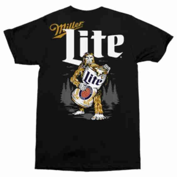 Miller Lite Sasquatch Short Sleeve Tee