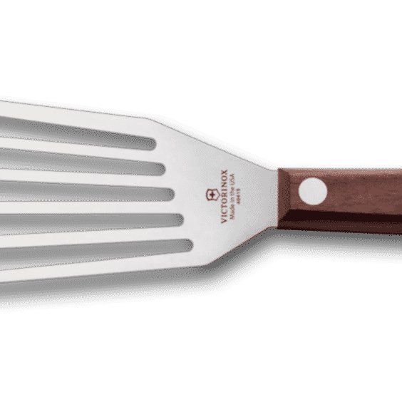 BBQ Accessories Slotted Fish Turner Wood