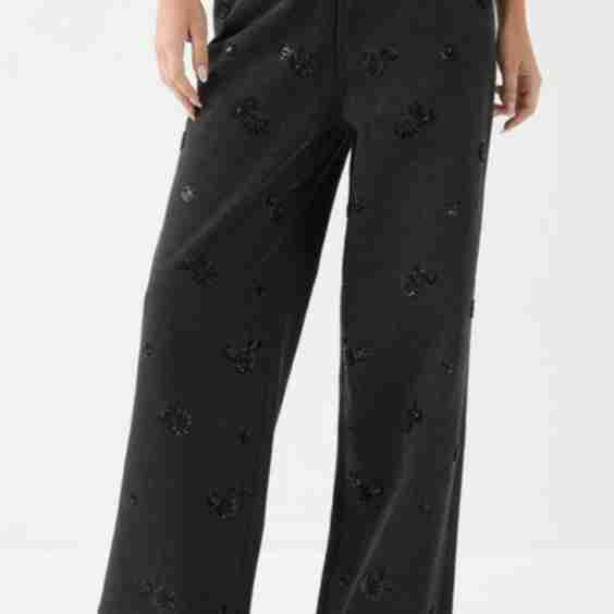 Denim Embellished Jeans