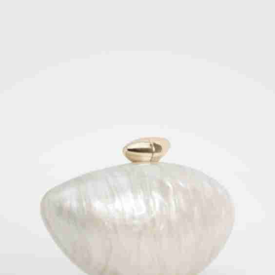 Marbled Acrylic Clutch Bag