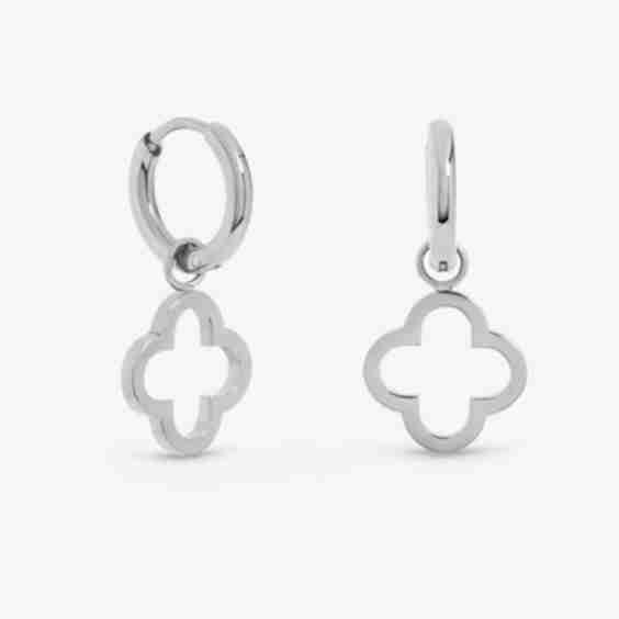 Waterproof Clover Huggie Earrings