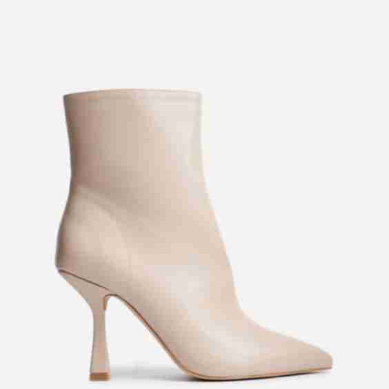 Jetta Faux Leather Heeled Boot