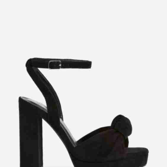 Ruba Faux Suede Platform Heel