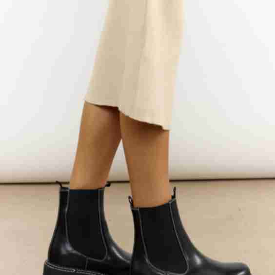 Chunky Low Ankle Boots