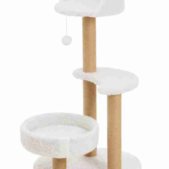 Soft Padded Cat Tower With Sisal Columns
