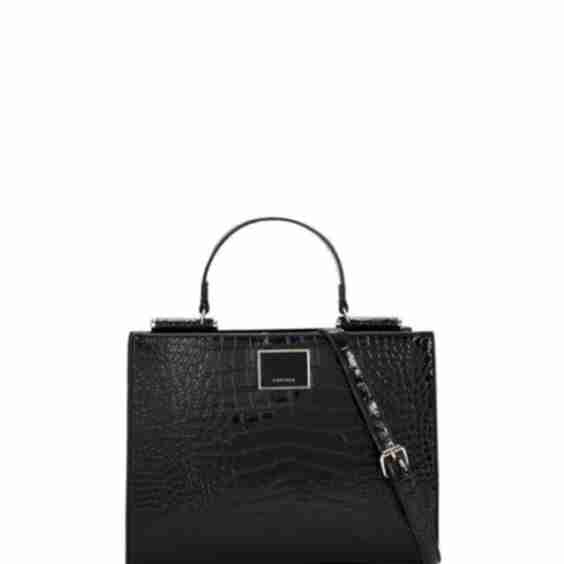 Jessica Midi Tote 2 Croc Print Bag