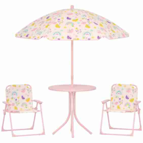 Kids Garden Table and Chair Set Outdoor Patio Set