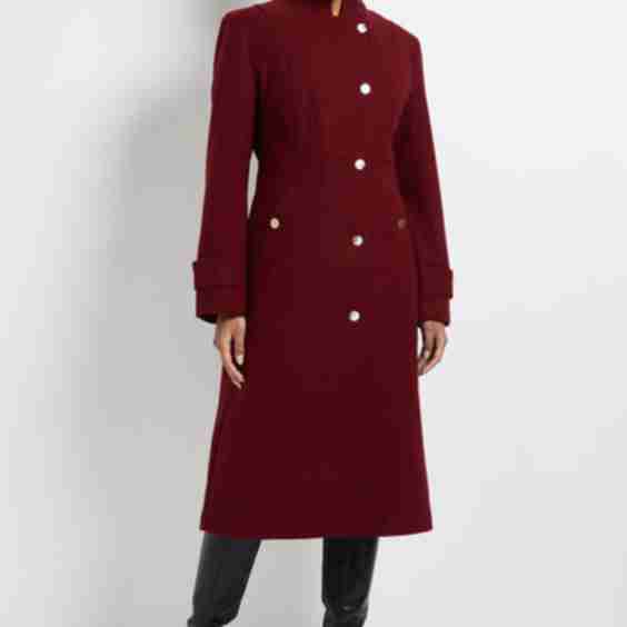 Principles Button Wrap Coat