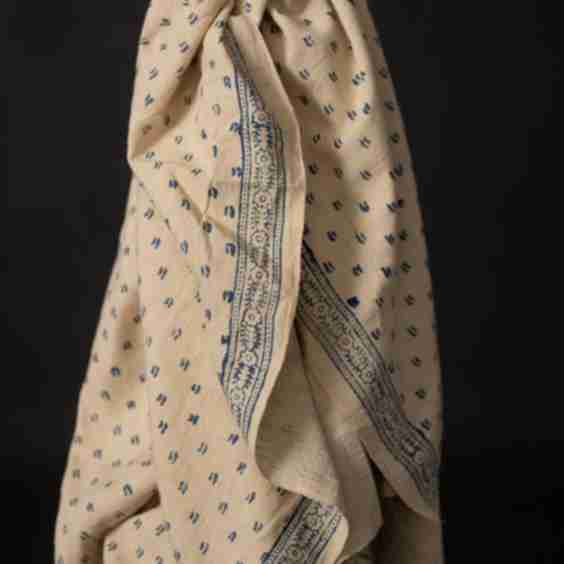 Chatter Indian Block Print Organic Cotton Fabric