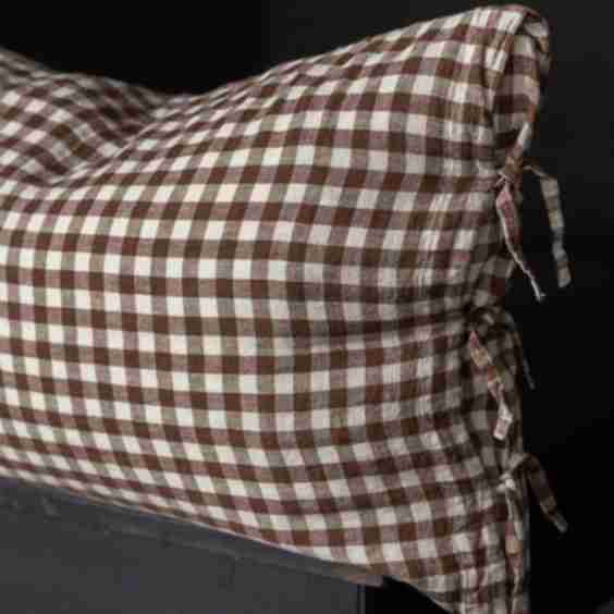 Mississippi Laundered Linen Tie Pillowcase