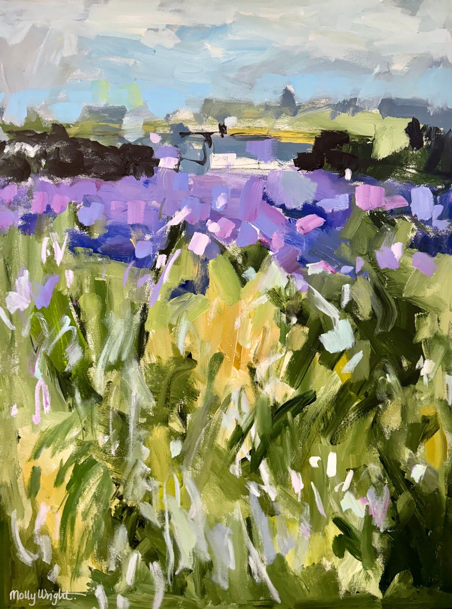 Lavender Unlocked Art Print 