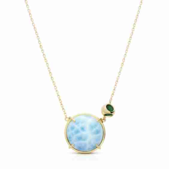 Minute Larimar Pendant