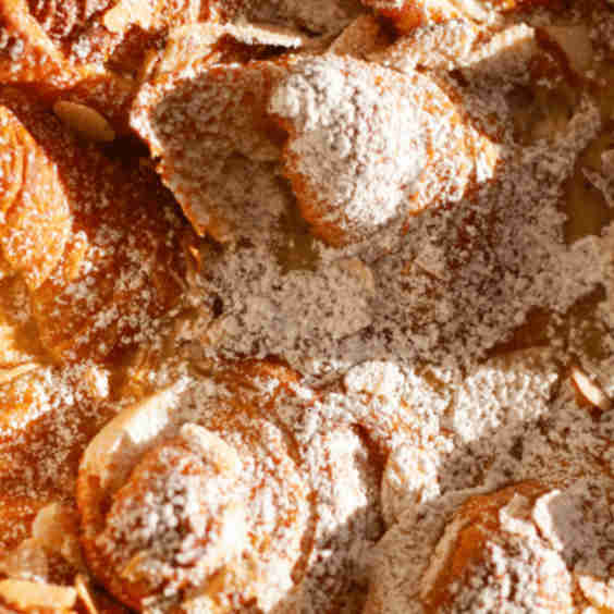 Baked Almond Croissant Breakfast Casserole