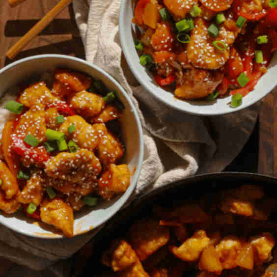 One Pan Sweet And Sour Chicken