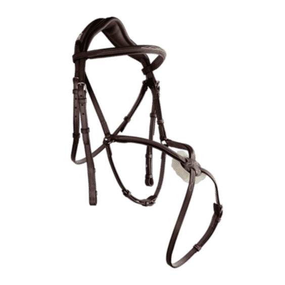 Anatomic Figure 8 Noseband Bridle with Fancy Stitching