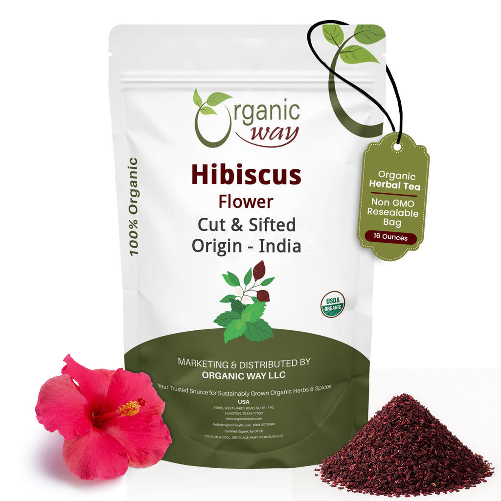Dried Hibiscus Flower Cut & Sifted 