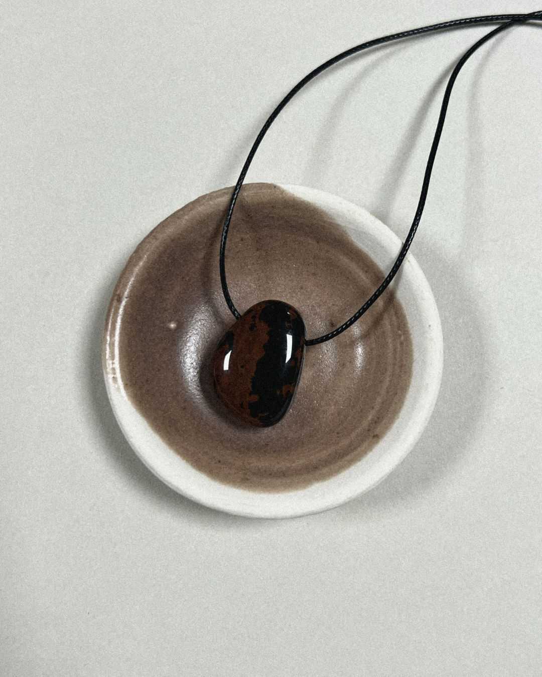Calenthe IV Mahogany Obsidian Forma Pendant