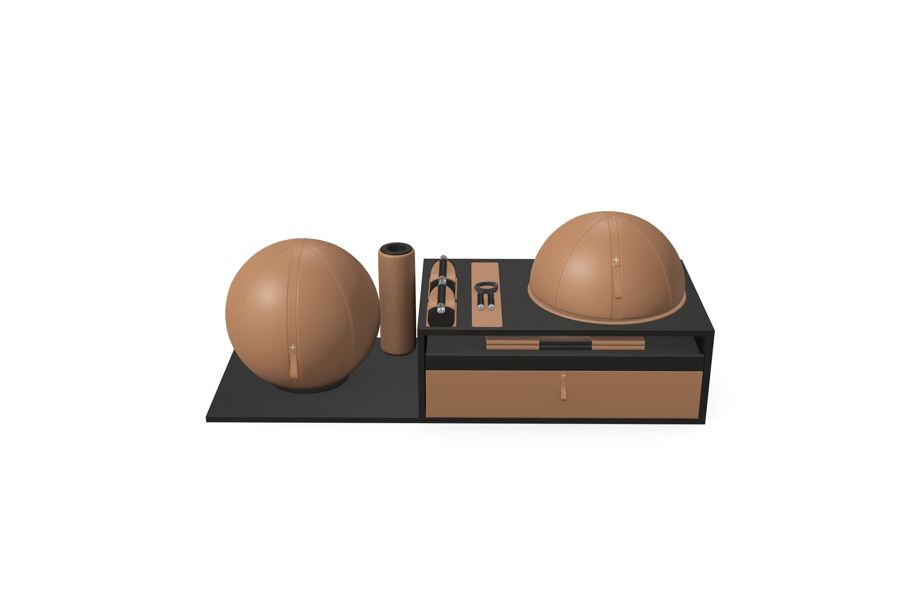 Racka Set with Fitness Equipment