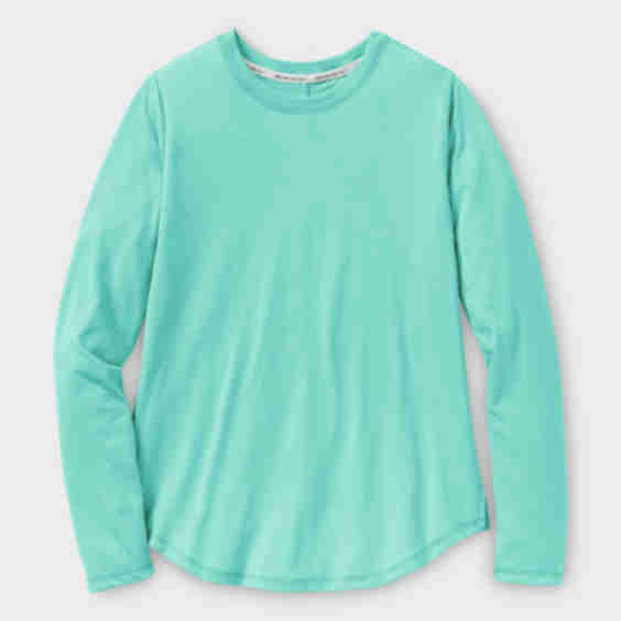 Dry On The Fly Long Sleeve Crewneck Top