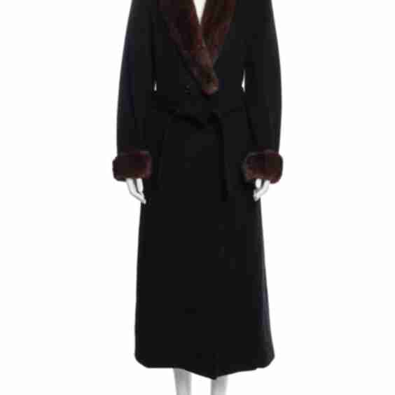 1990's Cashmere Faux Fur Coat