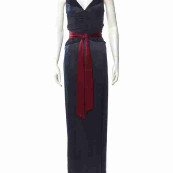 Silk Long Dress