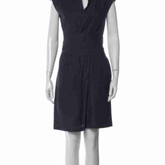 Linen Knee-Length Dress (Pre-Owned)