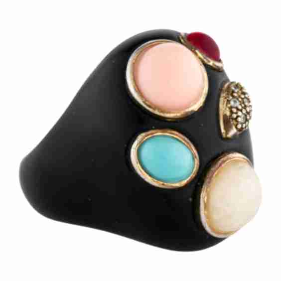 Multistone, Resin & Plastic Izmir Cocktail Ring (Pre-Owned)
