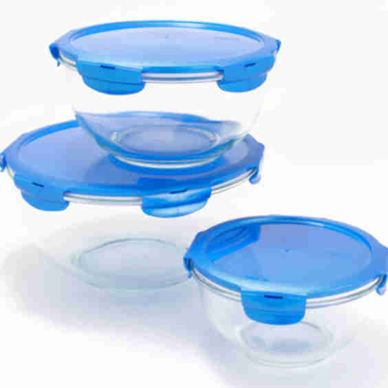 3 Piece Nestable Glass Mixing Bowls