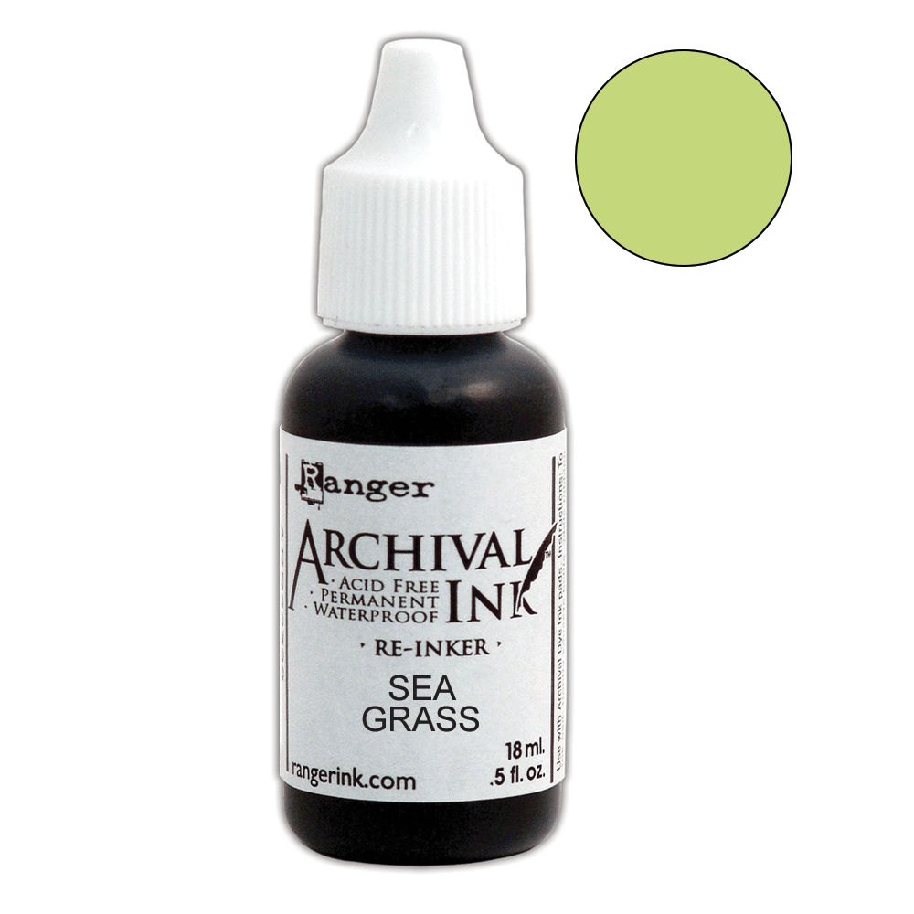 Archival Ink Pads Re-Inker (Sea Grass)