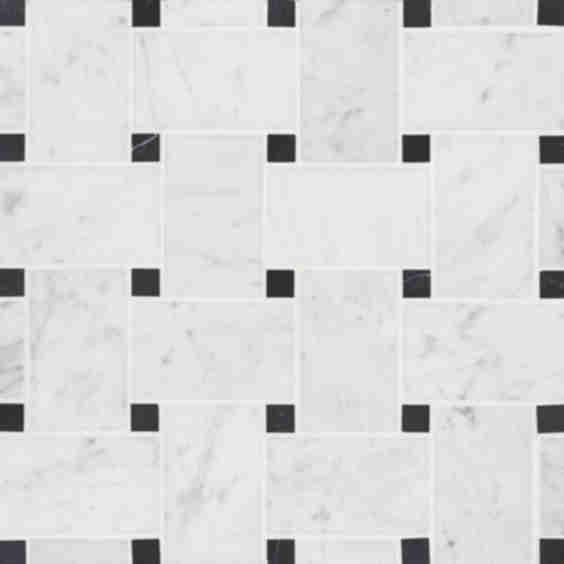 Jumbo Basketweave Honed Marble 