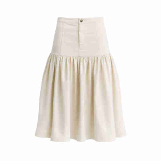 Structured Flow Skirt