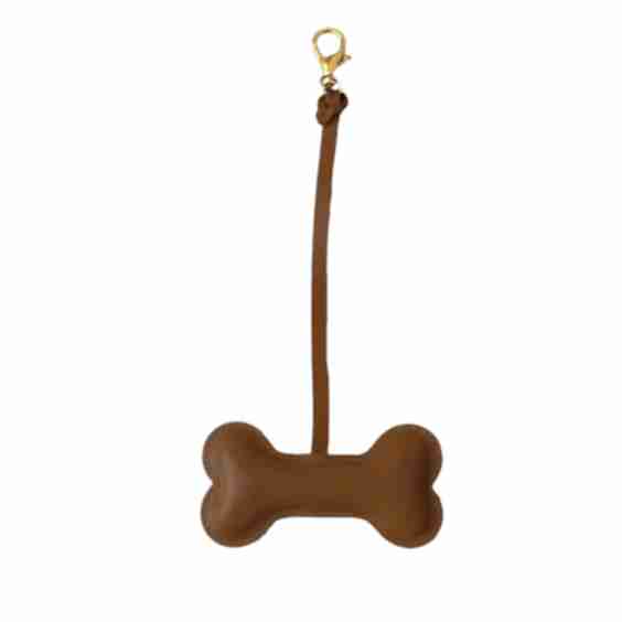 Tobacco Dog Bone Keychain