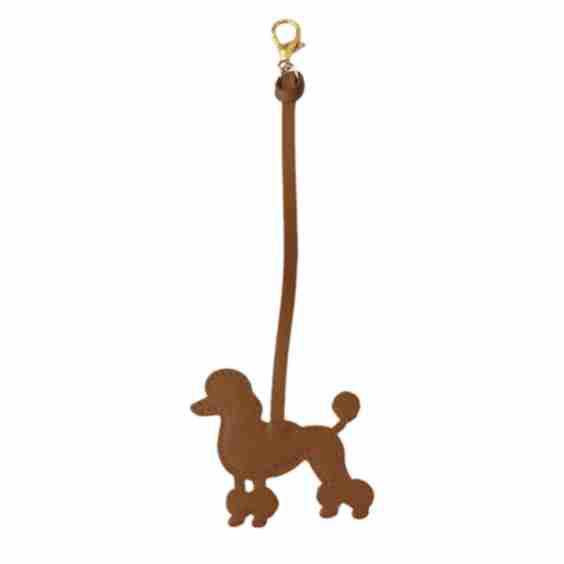 Poodle Dog Keychain