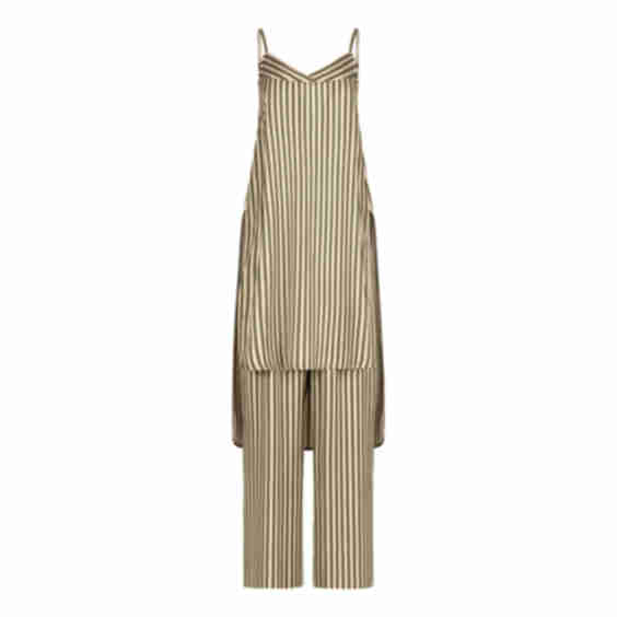 Relaxed Striped Co-Ord Set