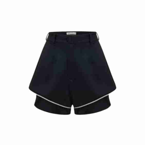 Mira Layered High-Waisted Shorts
