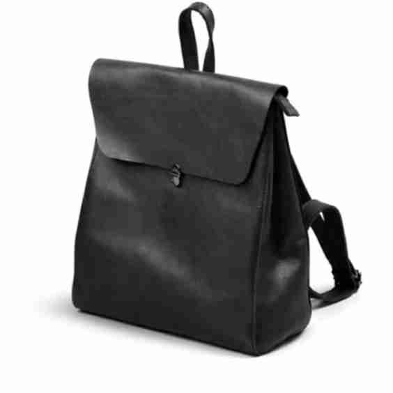 Leather Minimalist Backpack
