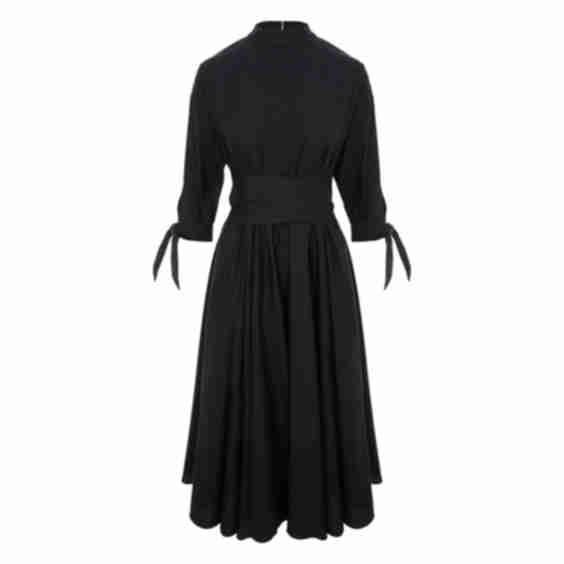 Elegant Organic Cotton Midi Dress