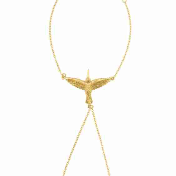 Hand Bracelet Single Hummingbird